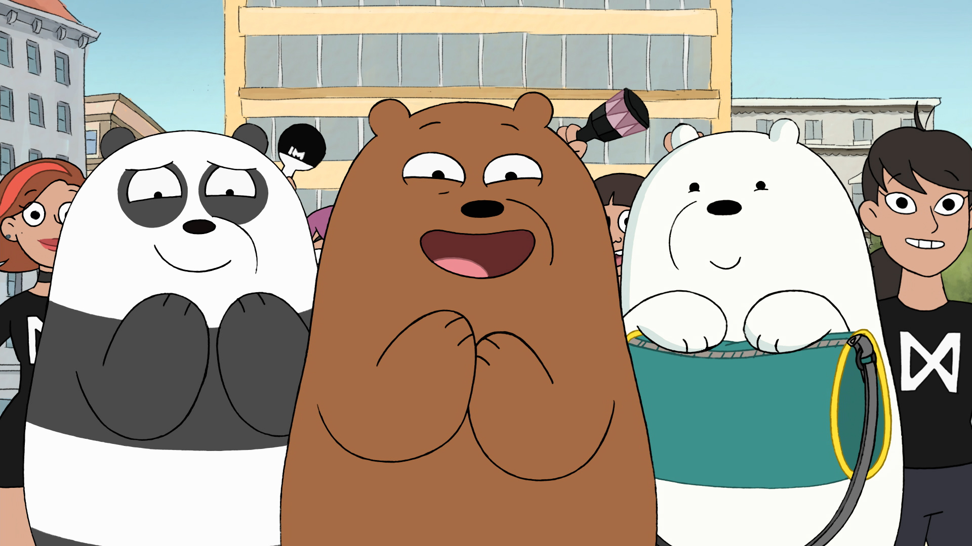 WeBareBears, escandalosos, caminata por la solidaridad, Cartoon Network, Cartoon Network en la caminata por la solidaridad, Colombia, parque nacional