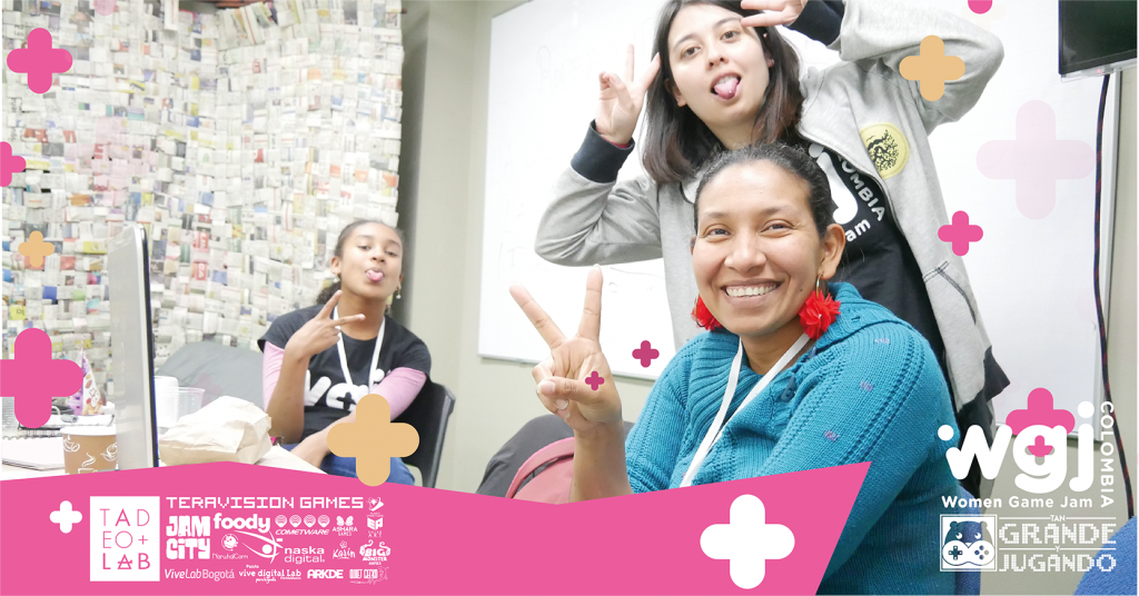 Women Game Jam Colombia, Giovanny Bernal, Kawa nutrirles, Tan Grande y Jugando
